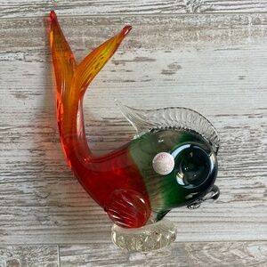 Vintage Venetian Murano Art Glass Fish